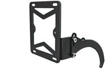 License Plate Holder side-mount Peugeot Speedfight black