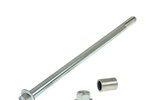 Front wheel spindle GY6, length: 21.5cm, 50 cc (139QMB/QMA)