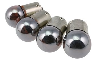Vilkkulamput STR8 (x4) BA15S 12V / 10W kromi / oranssi