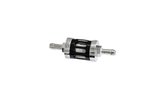 Fuel Filter 6mm chrome/black