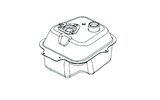 Fuel Tank original Kymco Agility 50cc 4-stroke 12"