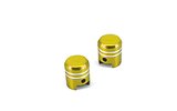 Valve Caps Piston gold