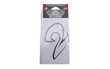 Number Sticker "2" white (9cm)