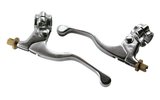 Brake Levers short for mopeds chrome