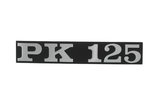 Badge Vespa PK 125 black / chrome