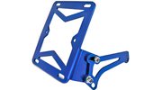 License Plate Holder side-mount blue