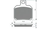 Brake Pads rear Piaggio Beverly 500cc 2007