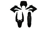 Fairing Kit 5 pcs. black Derbi DRD after 2011