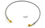 Brake Line Motacc front stainless steel / golden banjo Yamaha Aerox