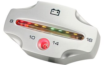 Volttimittari LED Koso hopea