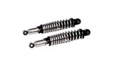 Shock Absorber hydraulic 320mm chrome / black (set)