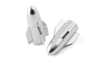 Venttiilikorkit STR8 Rocket kromi