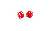 Valve Caps Dice red
