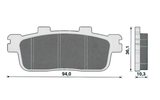 Brake Pads Sym Joy Ride 125 - 200
