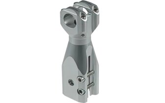 Ohjaustangon ohjainkannatin Doppler hopea Peugeot Speedfight 1 / 2