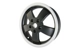 Wheel 3.00-12 front Vespa GTS Super / Super Sport 125 - 300cc black / polished rim Piaggio
