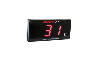Lämpömittari Koso Super Slim LED punainen