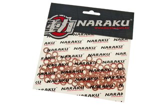 Aluslevyt / Tiivisteet kupari Naraku 6x10x1.5mm 100 kpl.