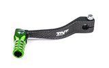 Shift Lever folding Derbi aluminium carbon look / green