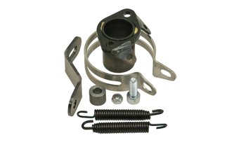Pakoputken kannatin + kiristin VOCA Racing Carbon 80cc Derbi Senda