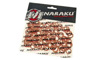 Aluslevyt / Tiivisteet kupari Naraku 10x16x1.5mm 100 kpl.