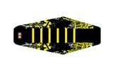 Seat Cover Stage6 Full Covering black - yellow Sherco 50cc before 2006