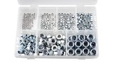 Box 320 Nuts hexagon Nylstop galvanized steel M3 - M12