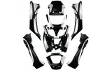 Fairing Kit 8 pcs. black glossy Piaggio MP3 2008 - 2013