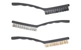 Brush Set (x3) steel, brass, plastic