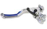 Clutch Lever + mount rubber-coated EZ3 aluminium blue