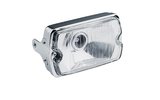 Headlight square chrome vintage mopeds