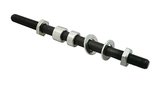 Wheel Axle rear M10x1.00 - 168mm MBK moped