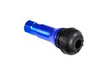 Tire Valve tubeless straight aluminium blue