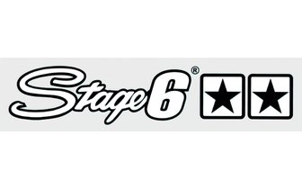 Tarra Stage6 logo 25x4.5cm valkoinen