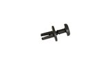 Plastic Rivet w. thread f. fairing d. 5.8mm black