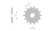 Front Sprocket Afam 11 teeth KX 125