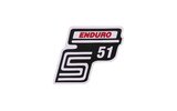 Sticker S51 Enduro red Simson