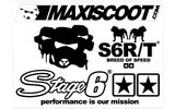 Maxiscoot stickers 140x100mm