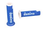 Grips Domino A450 On-Road Racing blue / white (open ends)