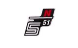 Sticker S51 N red Simson