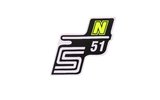 Sticker S51 N neon yellow Simson
