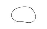 Gasket air box Piaggio Zip2