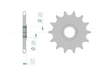 Front Sprocket Afam 14 teeth Honda CR 125 / CRF 250