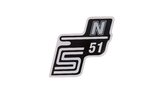 Sticker S51 N silver Simson