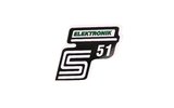 Sticker S51 Elektronik green Simson