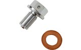 Oil Drain Screw magnetic Moose Racing YZ / YZF silver