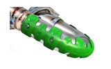 Exhaust Guard Polisport short green