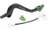 Brake Pedal aluminium Moose Racing KX 85 Kawasaki green