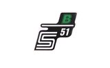Sticker S51 B green Simson