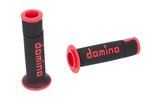 Grips Domino A450 On-Road Racing black / red (open ends)